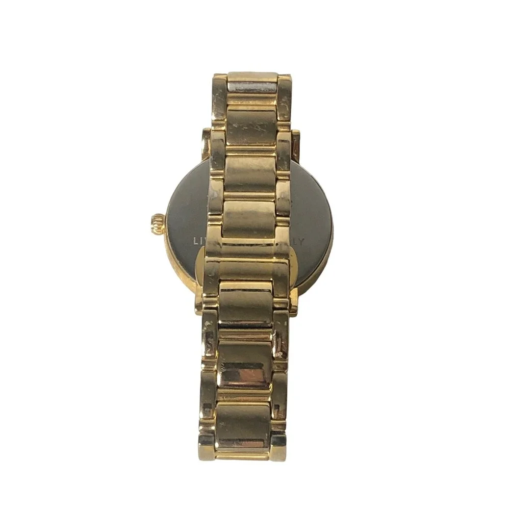 Kate Spade New York Gold Tone Mother of Pearl Crystal Accent‎ Watch
